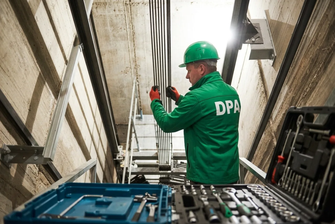 Réparation à Paris | DPA Réparation d'ascenseur à Paris par un technicien DPA